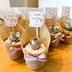 Load image into Gallery viewer, 3" Biodegradable Pot with Burlap
