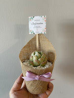 Load image into Gallery viewer, 3" Biodegradable Pot with Burlap
