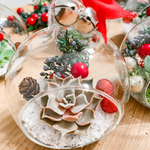 Load image into Gallery viewer, succulent glass ornament
