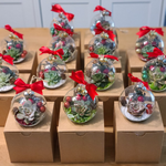 Load image into Gallery viewer, succulent glass ornament
